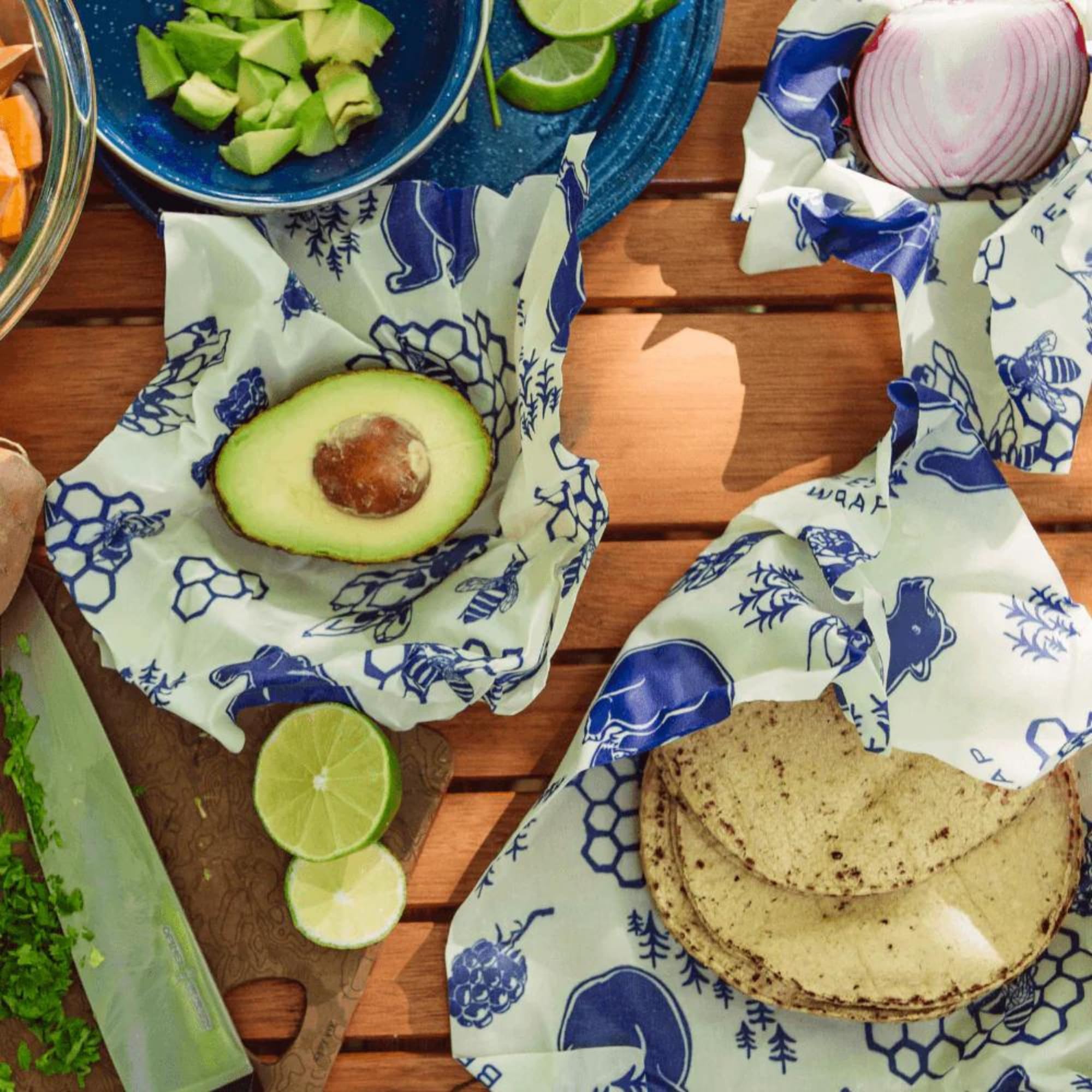 Bee's Wrap eco-friendly alternative to plastic wrap and foil.
