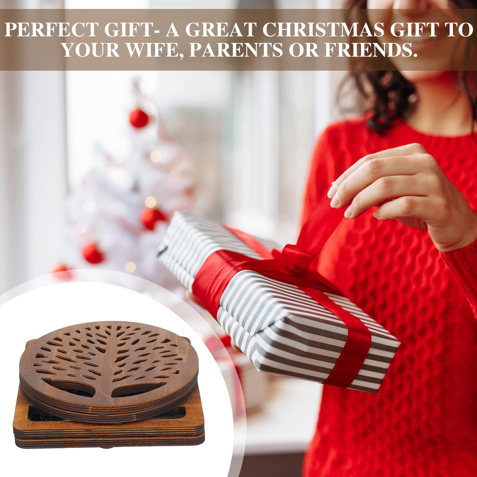 Beeveer farmhouse charm design elevates dining decor while keeping hot items safe.