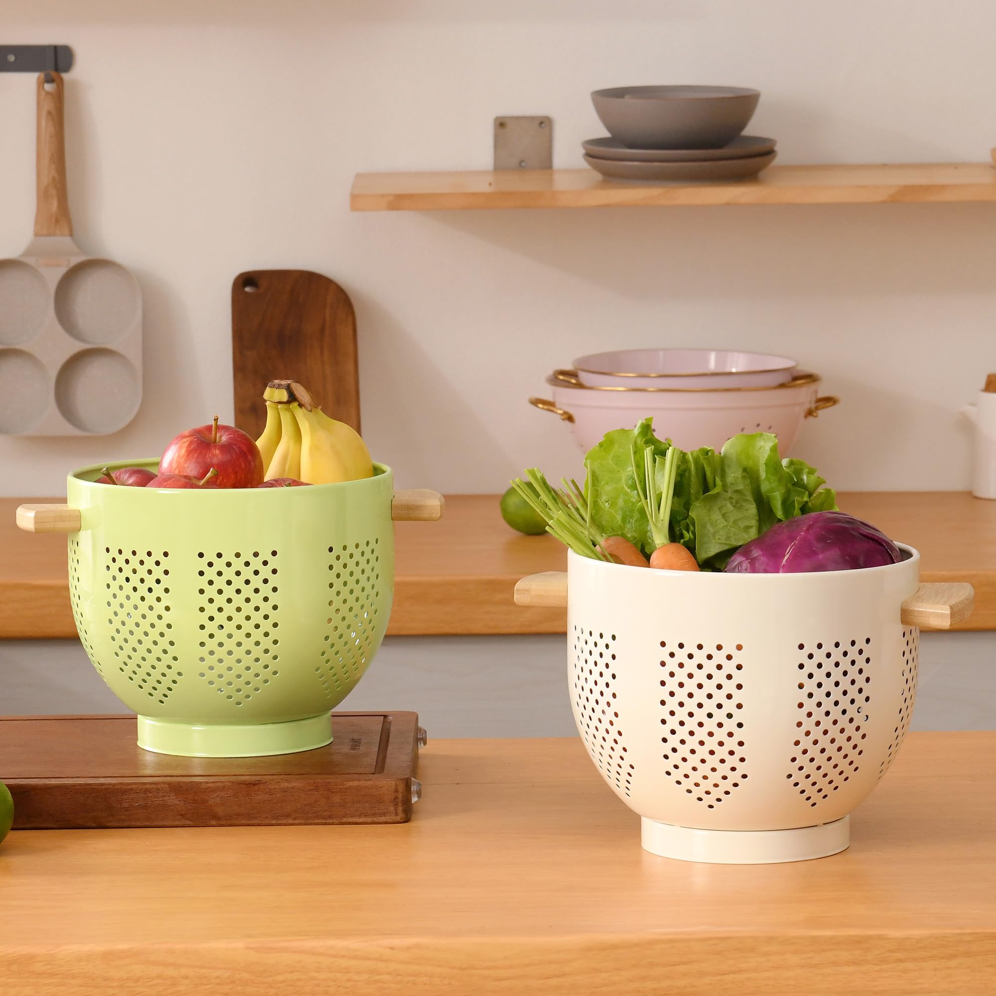 BeFare easy-clean colander designed for simple hand washing and drying