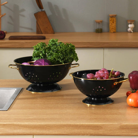 BeFare kitchen colander set adds a decorative touch to your counter.