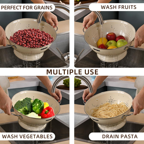Dishwasher-safe BeFare colander for quick cleaning after meals