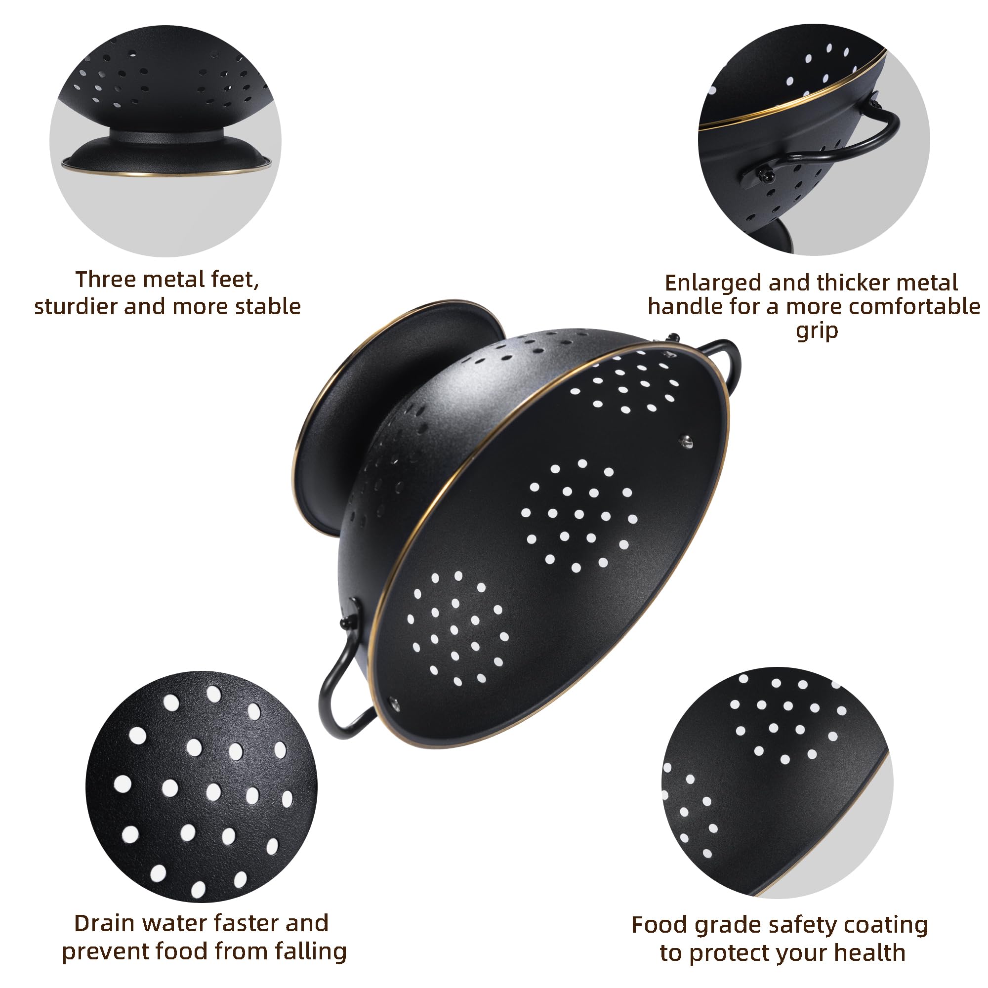 BeFare powder-coated finish, rust-resistant and dishwasher-safe for easy care.