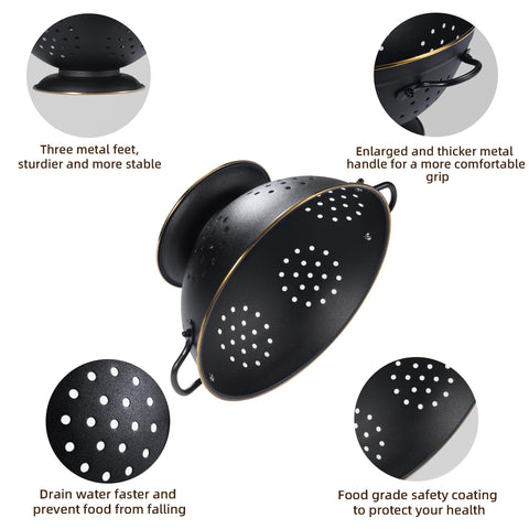 BeFare powder-coated finish, rust-resistant and dishwasher-safe for easy care.