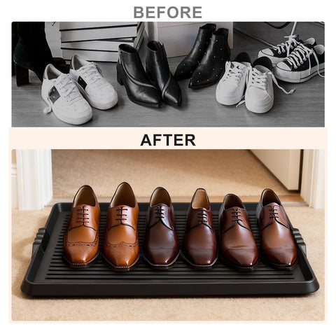 BEHERO boot tray mat multi-use for shoes, plants, and storage