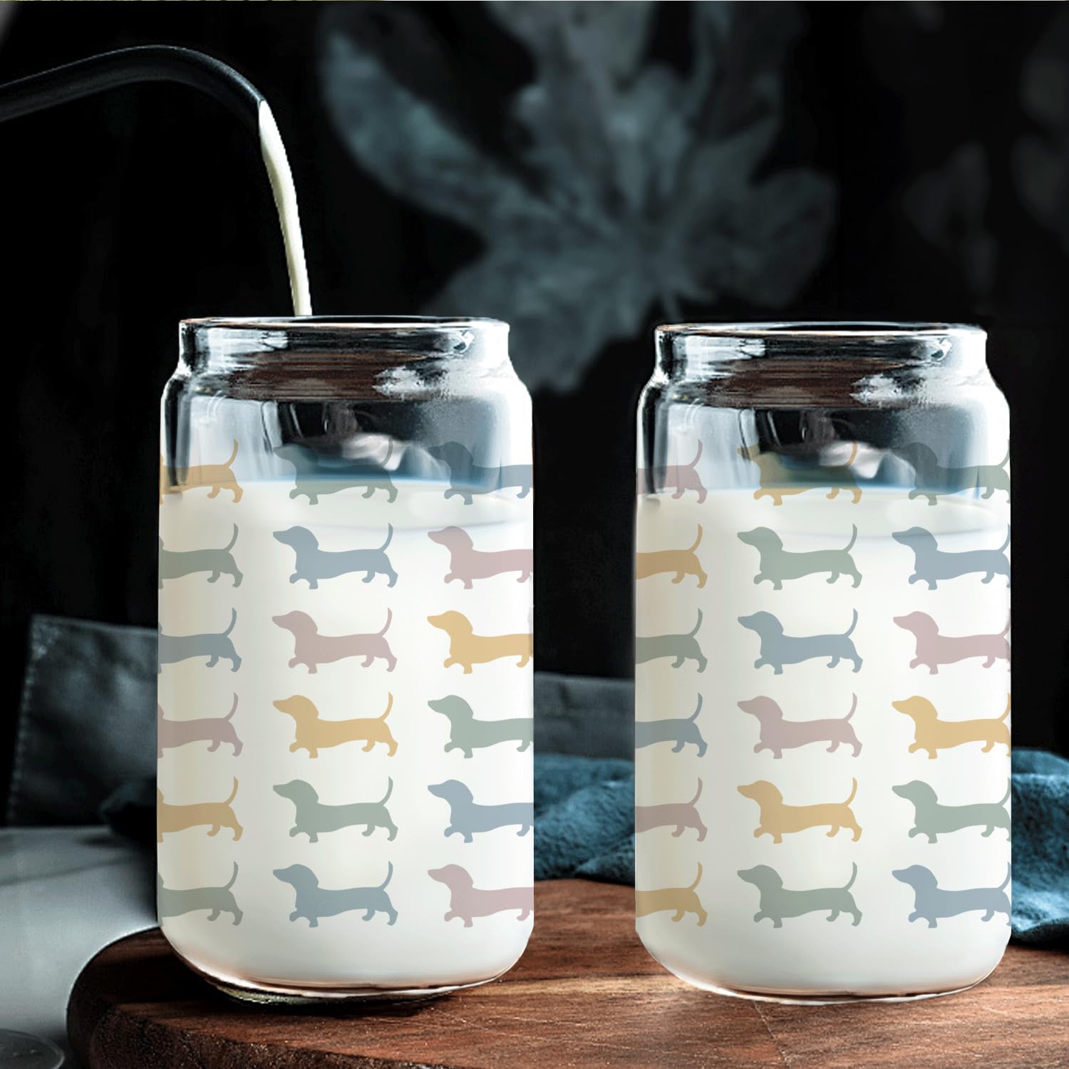 BEHIFL bamboo lid and glass straw keep drinks clean and fresh
