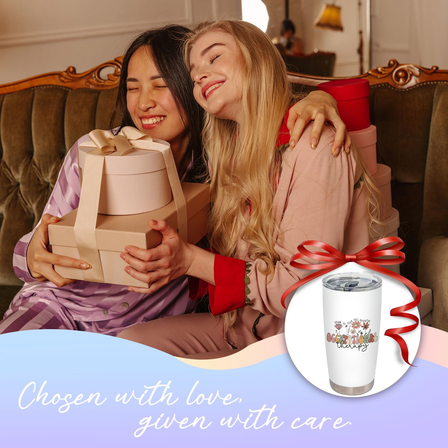 BEHIFL double-wall insulation keeps drinks cold or hot for hours.