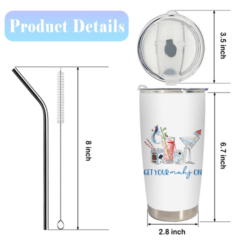 BEHIFL Gift-ready tumbler perfect for coffee, tea, or beverages.