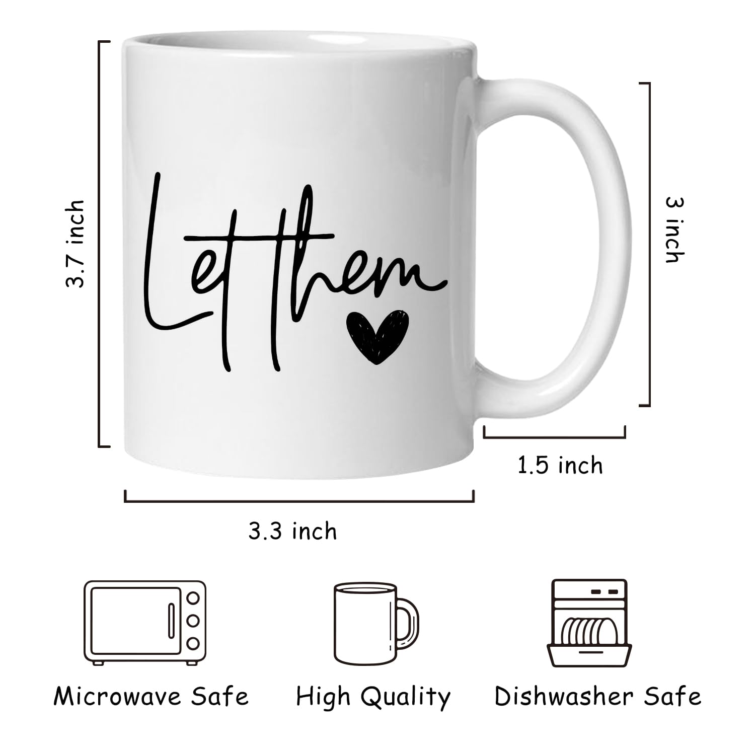 BEHIFL Let Them mug gift ready for gifting occasions