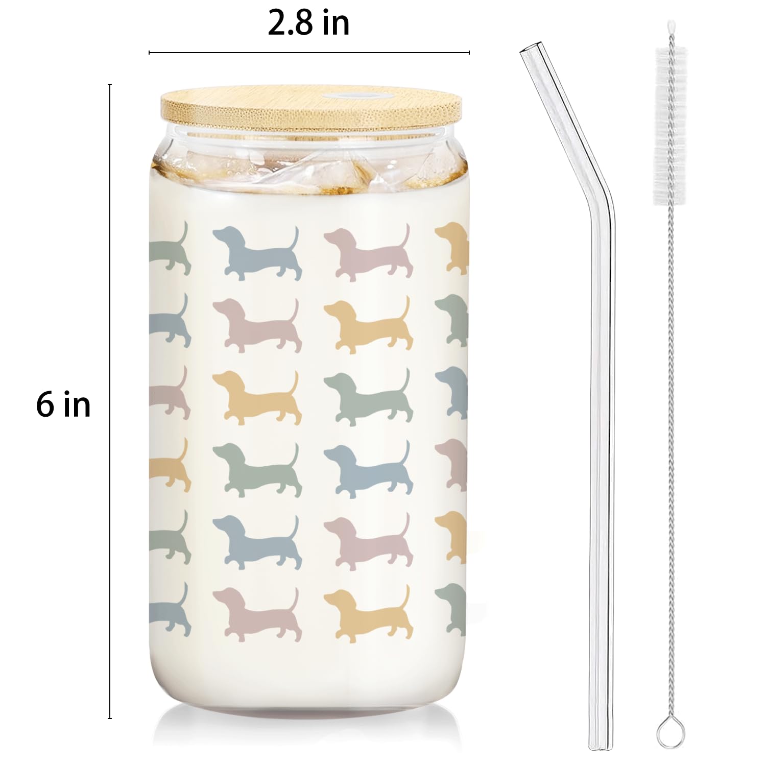 BEHIFL long-haired dachshund gift idea for women