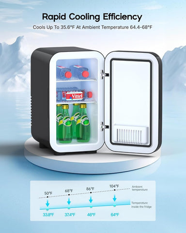 BEICHEN fridge dual power cords support home and car use.