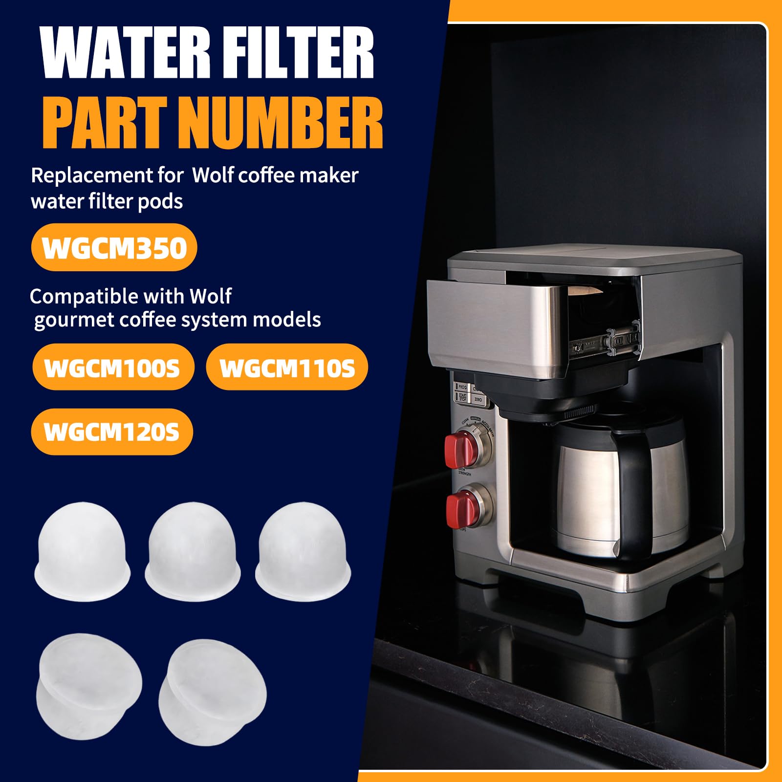 Beienz WGCM110S-compatible filter pods support cleaner taste and reliability.