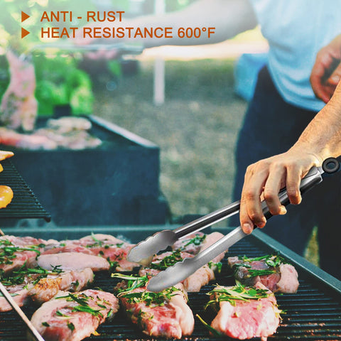 Beieverluck non-slip handles reduce slips during busy cooking sessions.