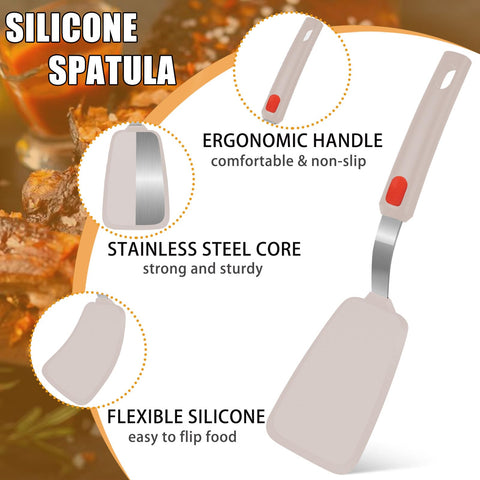 Beijiyi beveled-edge spatula for sliding under food