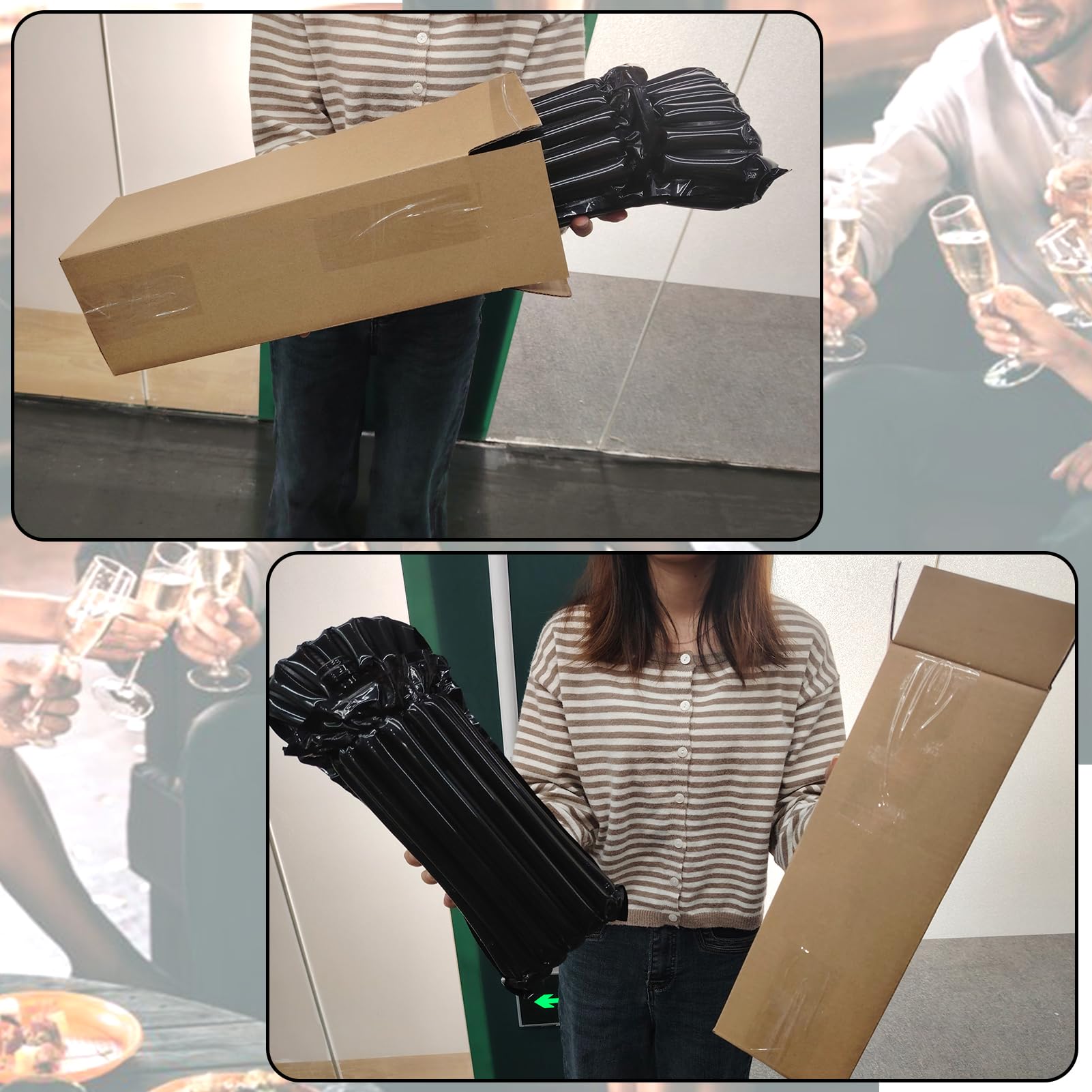 BeiLeiNiceHK three-layer corrugated wine box offers sturdy outer protection