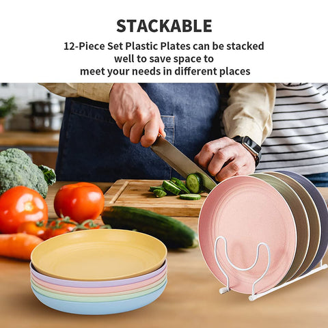 BEIUTAO dishwasher-safe plate for quick cleanup.