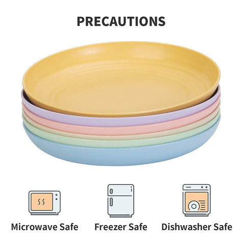 BEIUTAO stackable plates maximize kitchen storage.