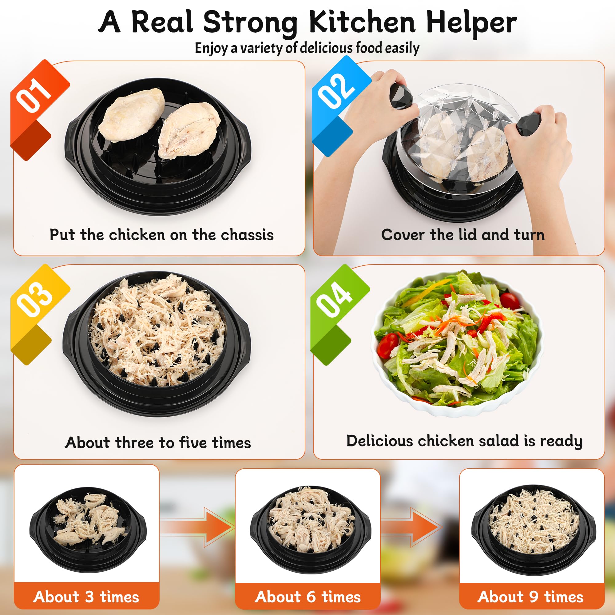 Beiyunee ergonomic handle provides comfortable grip during use