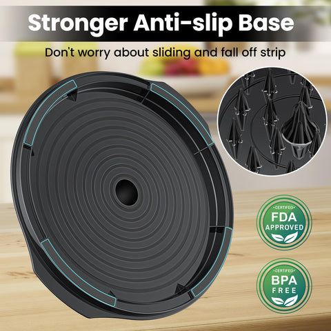 Beiyunee shredder tool twist large ergonomic handle for comfortable control.