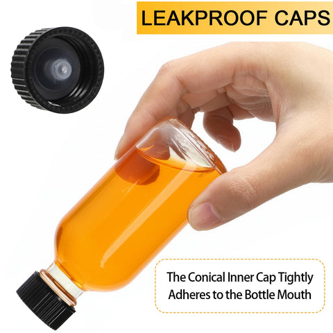 Bekith clear glass bottle with label-ready surface for easy identification.