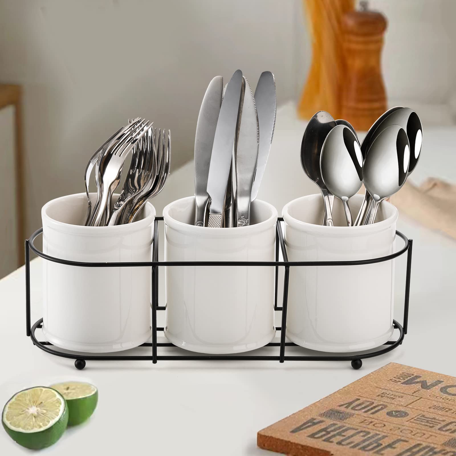 Bekith ceramic holder is dishwasher safe for effortless cleanup.