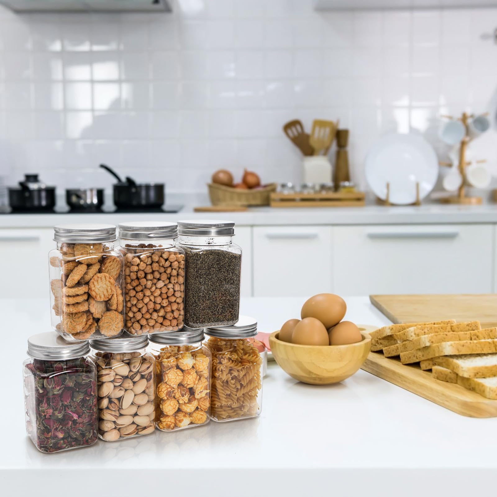 Bekith versatile jars for kitchen, pantry, and small storage tasks.