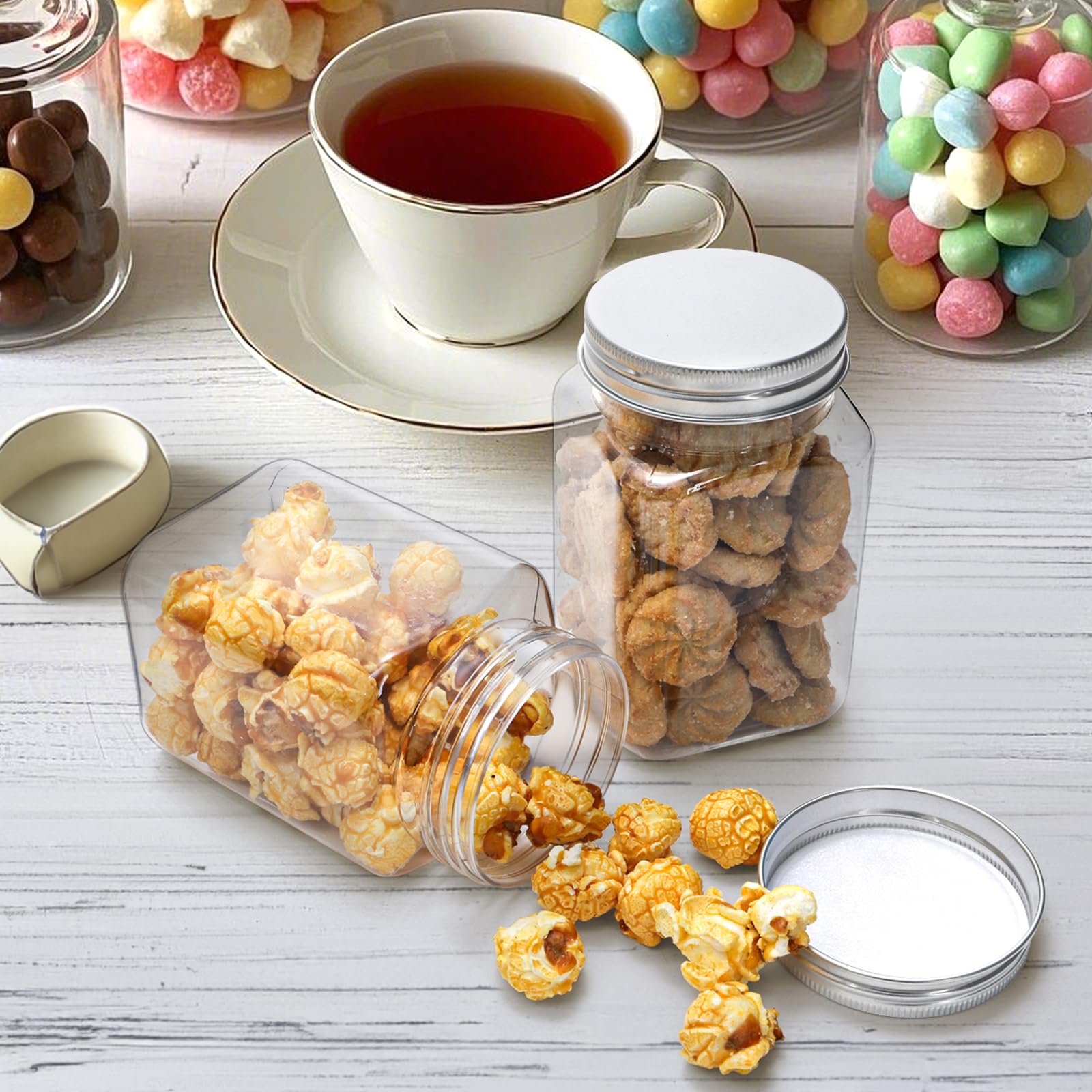 Bekith jars great for DIY slime, snacks, and party favors.