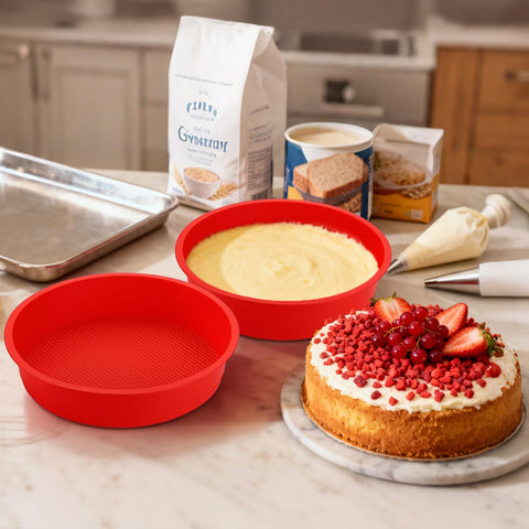 Bekith oven safe silicone pans withstand heat up to 450F