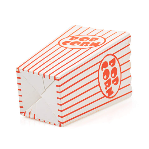 Bekith striped popcorn box stacked neatly for storage