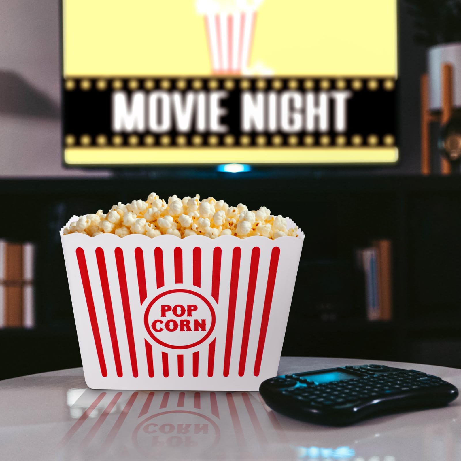 Bekith retro-inspired popcorn buckets add nostalgic charm to parties