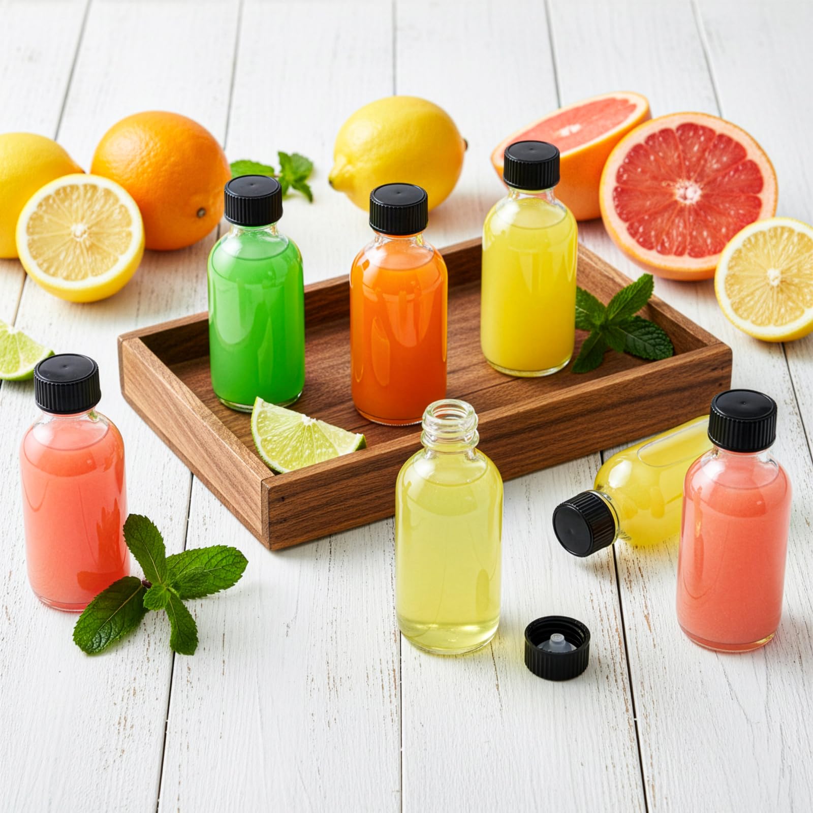 Bekith small glass bottle ideal for storing oils on the go.