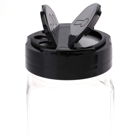 Bekith two-sided flip-top lids for easy shaking or pouring.