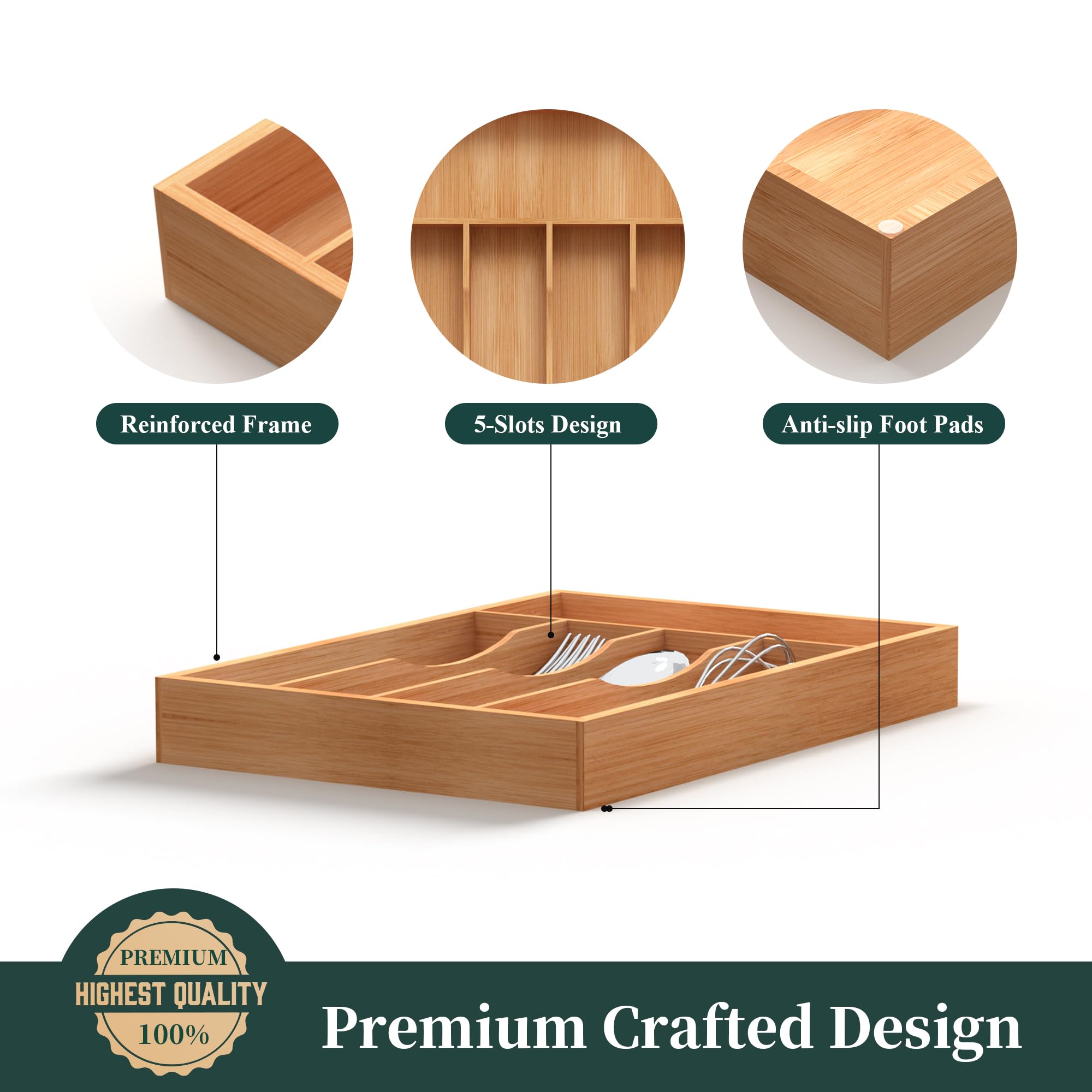 BEKVEM organizer is easy to wipe clean after meal prep and busy days.