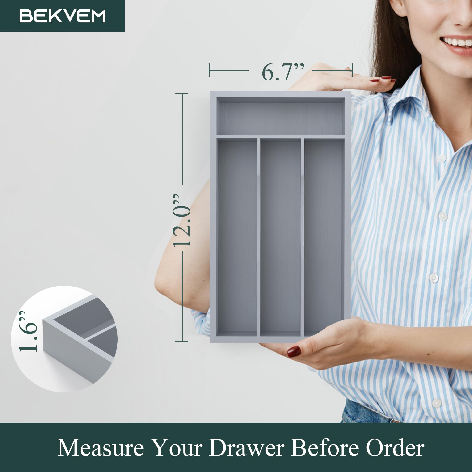 BEKVEM durable bamboo material highlights eco-friendly resilience.