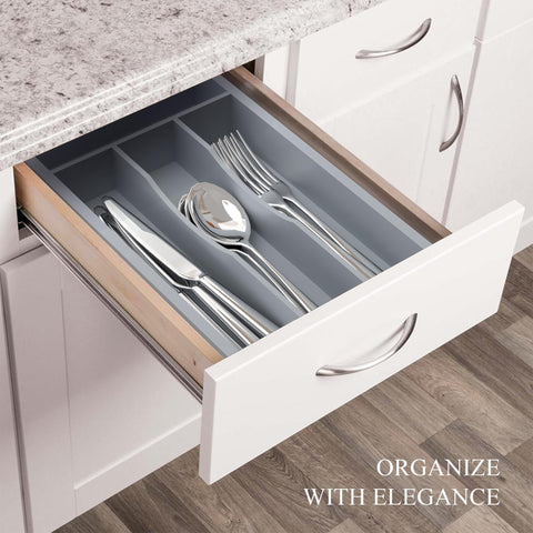 BEKVEM anti-slip pads keep organizer stable during use.
