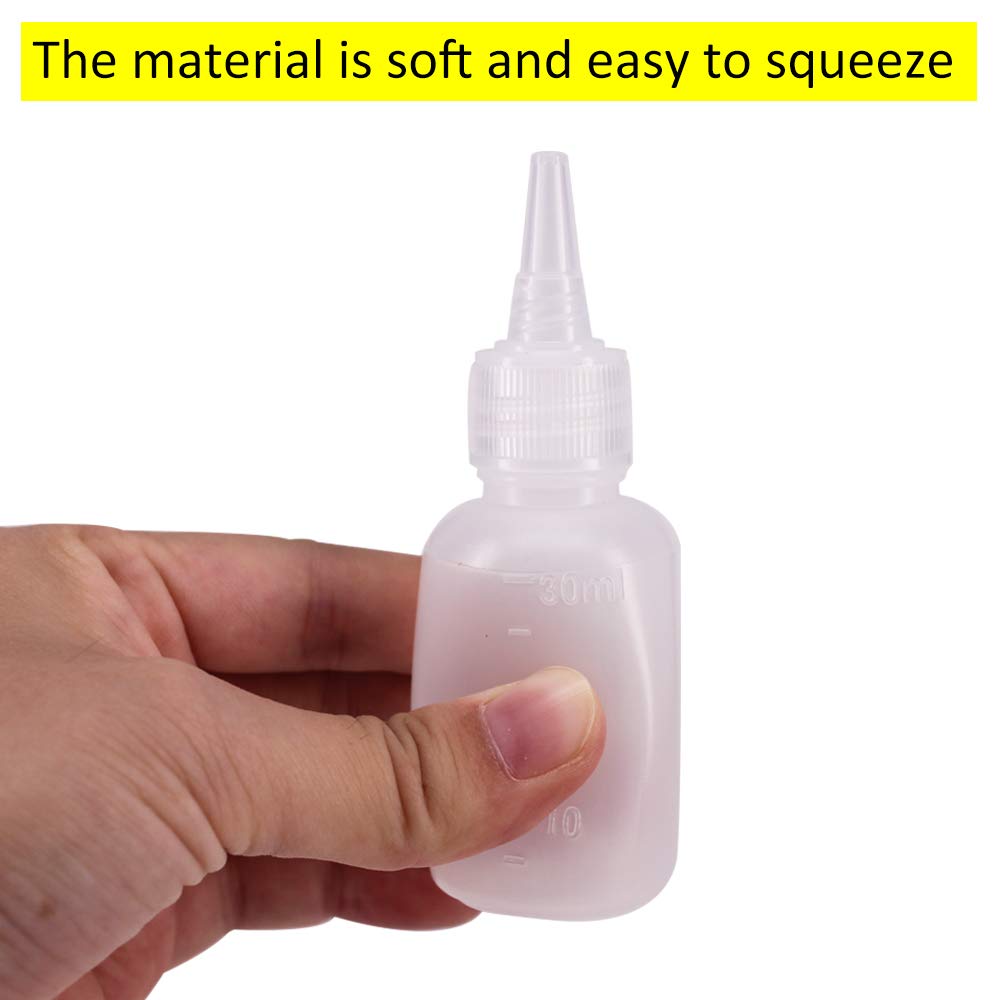 Belinlen multi-use squeeze bottles for crafts and condiments