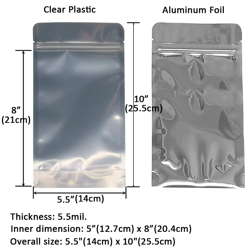 Belinlen resealable zipper closure keeps contents fresh and secure.