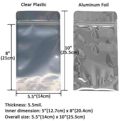 Belinlen resealable zipper closure keeps contents fresh and secure.