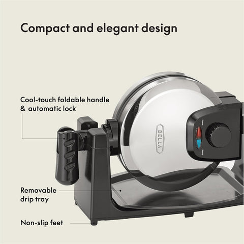 BELLA browning control dial with nine settings for customizable crust