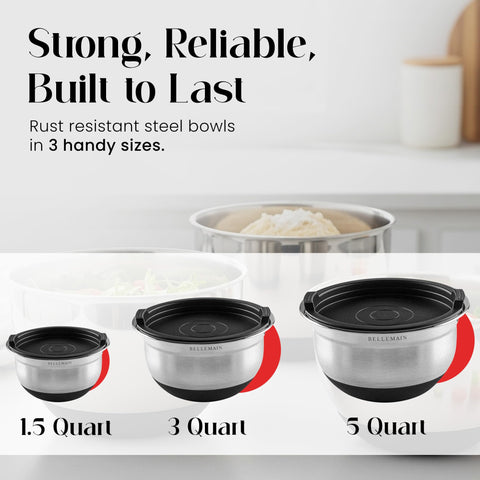 Bellemain 1.5-quart bowl ideal for whisking small portions