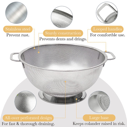 Bellemain 18-8 stainless steel durability resists rust and warping.