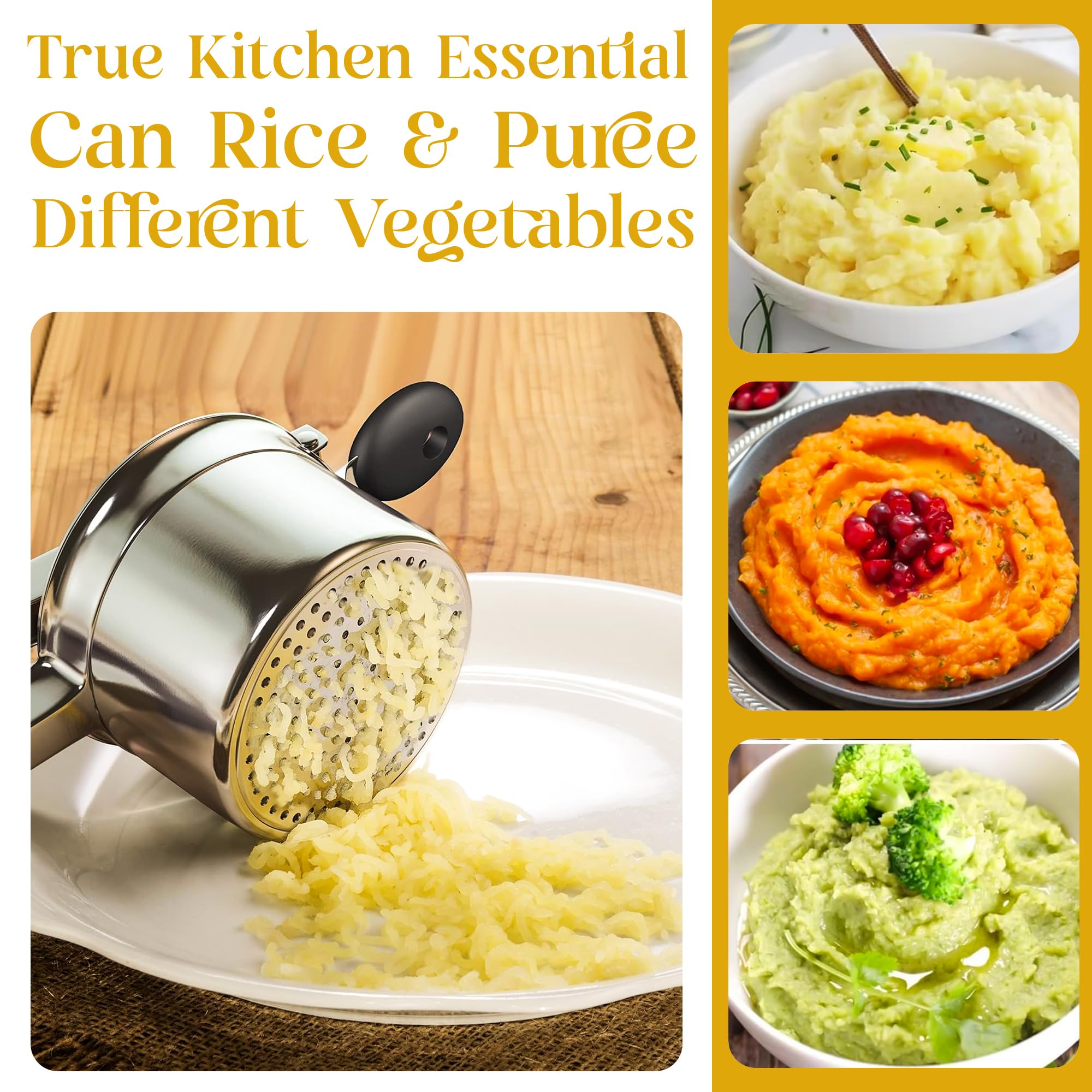 Bellemain green ricer adds color and flexibility in kitchen tasks