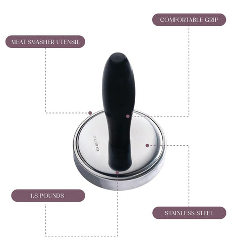 Bellemain rubber handle with water droplets emphasizes secure grip when wet