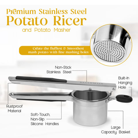 Bellemain ricer discs set for versatile textures