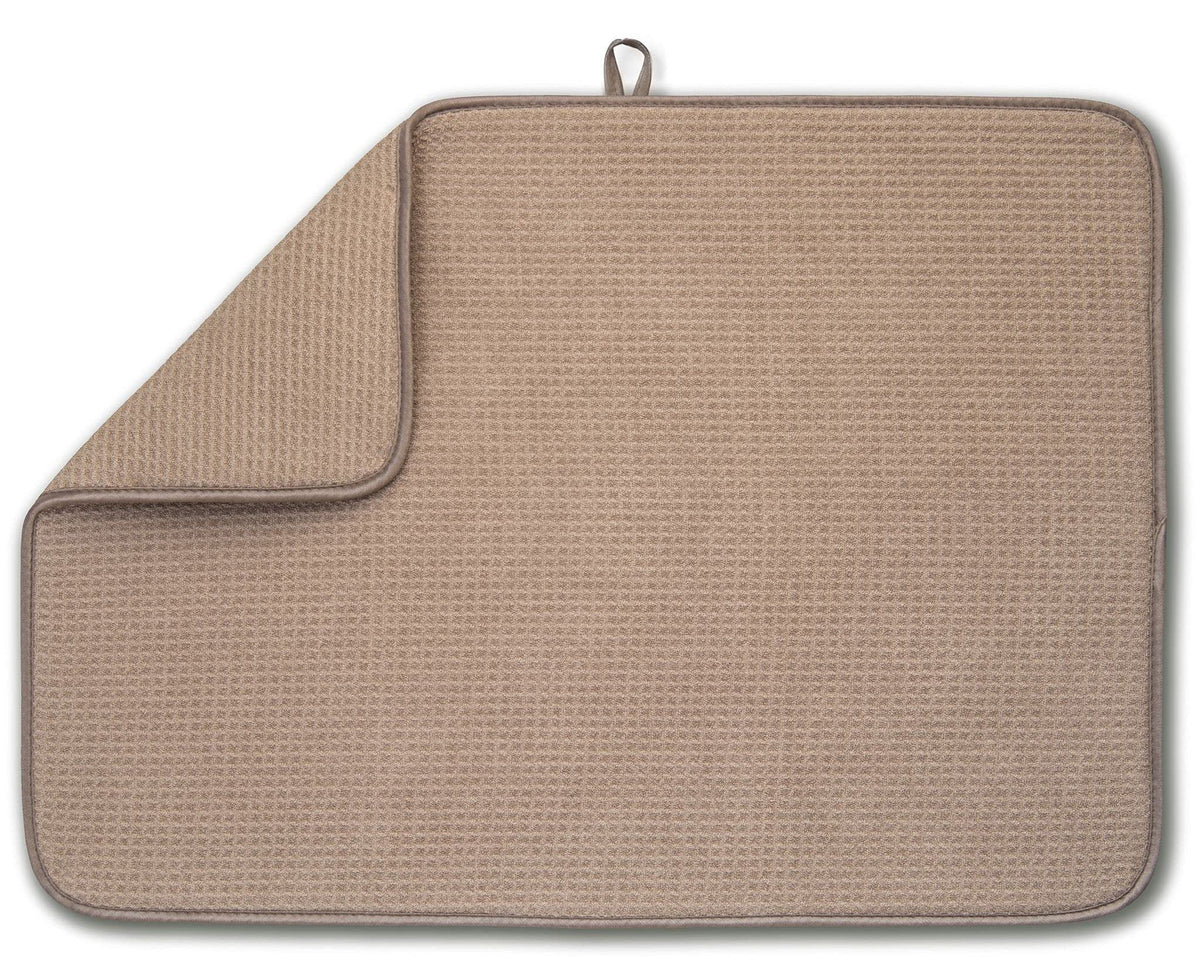 Bellemain XXL dish mat in mocha color showing large surface for big sinks