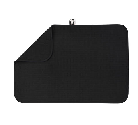 Bellemain XXL dish mat shows full-sink fit, easing large-load dish drying.