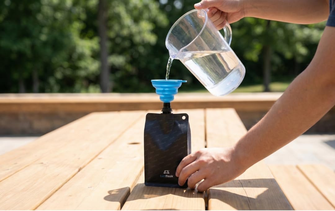 BellFlask puncture- and drop-resistant film supports daily durability.