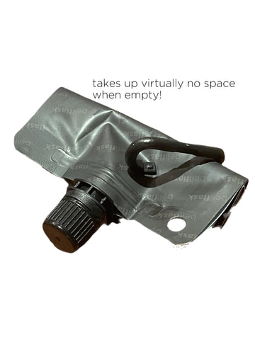 BellFlask ultra-compact profile fits in jackets and purses.
