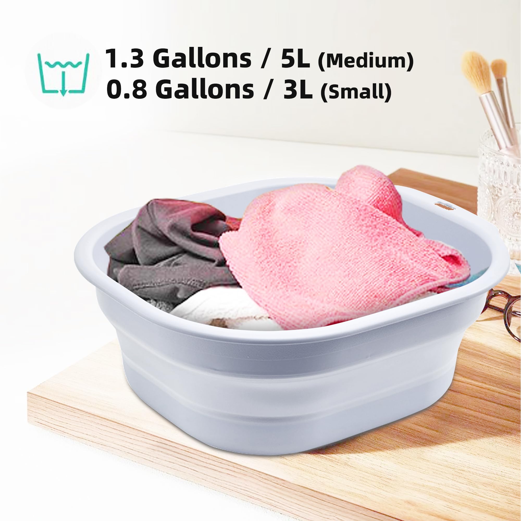 Bellglee medium washbasin in camping setup for outdoor cleaning
