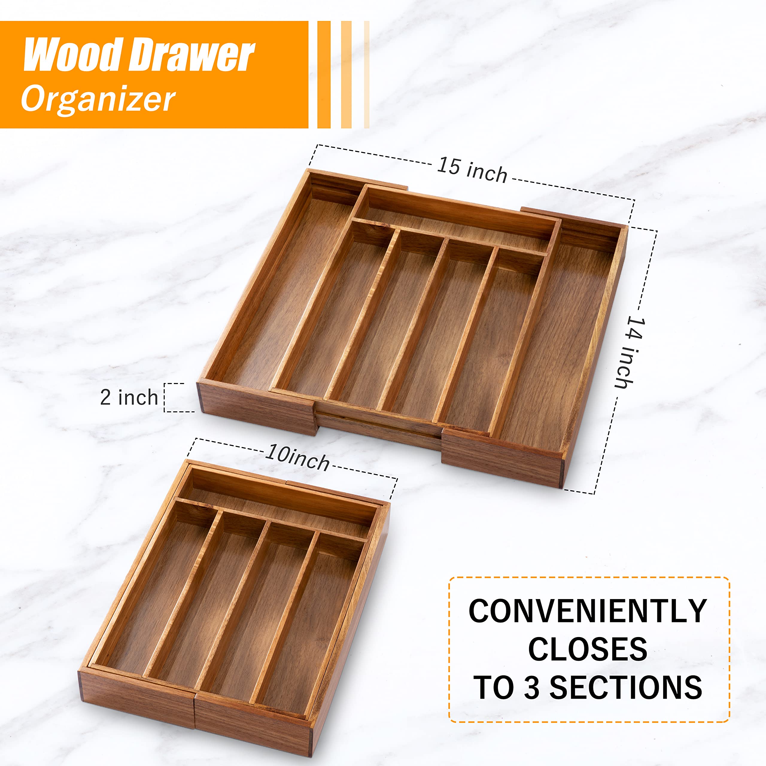 Natural bamboo with smooth surface and burr-free finish for safety.