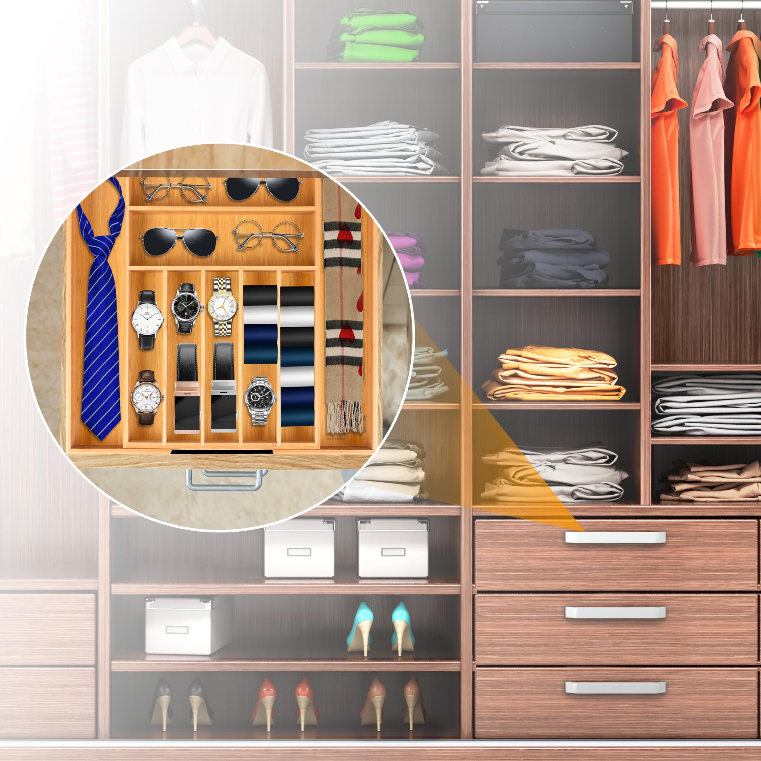 Bellsal kitchen drawer solution - keeps silverware neatly organized.